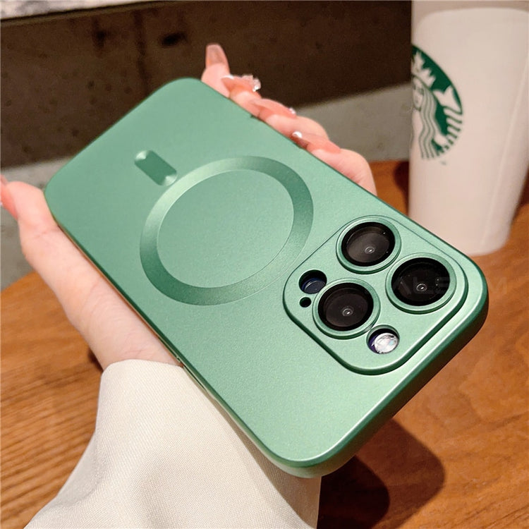 seraCase Matte Finish Soft Silicone iPhone Case for iPhone 14 Pro Max / Green