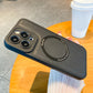 seraCase Cute Leather MagSafe iPhone Case for iPhone 14 Pro Max / Black