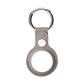 seraCase Leather Apple AirTag Key Holder for Gray