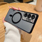 seraCase Color Metal Border Transparent MagSafe Samsung Case for Samsung S23 / Black