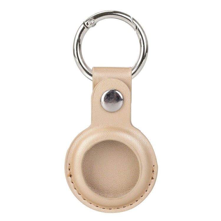 seraCase Leather Apple AirTag Key Holder for Gold 1