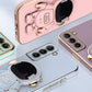 seraCase High Quality Cute Astronaut Holder Stand Samsung Case for