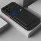 seraCase Stylish Samsung Case With Card Holder for Samsung S22 / Black