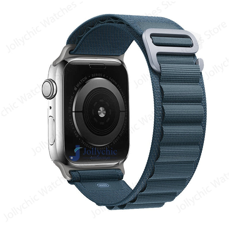seraCase Alpine Loop Strap for Apple Watch for 42mm 44 45mm 49mm / Cyan