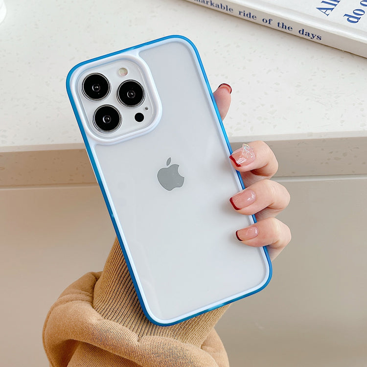 seraCase Shockproof Candy Color Transparent iPhone Case for iPhone 13 Pro Max / Light Blue