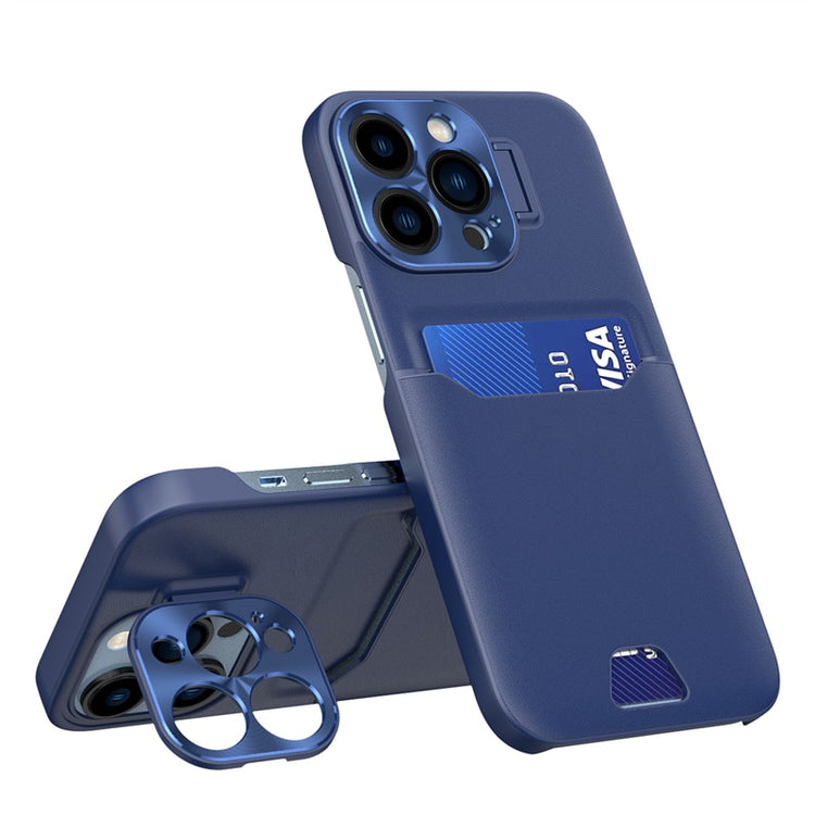 seraCase Elegant and Colorful iPhone Case with Wallet for iPhone 12 / Dark Blue