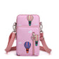 seraCase Shoulder Phone Pouch with Arm Band for Small QQ Pink