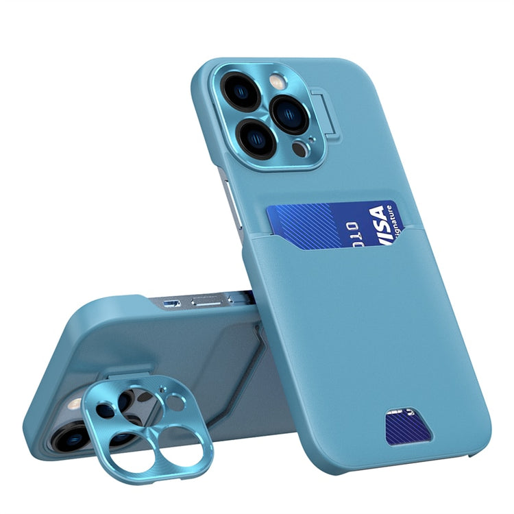 seraCase Elegant and Colorful iPhone Case with Wallet for iPhone 12 / Lake Blue