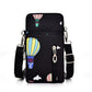 seraCase Cute Casual Neck Phone Pouch for Large QQ Black