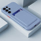seraCase Stylish Samsung Case With Card Holder for Samsung S22 / Gray