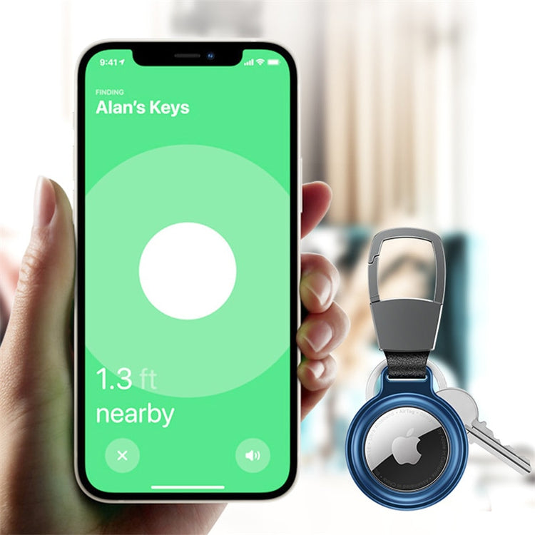 seraCase Apple AirTag Metal Magnetic Case with Key-hook for