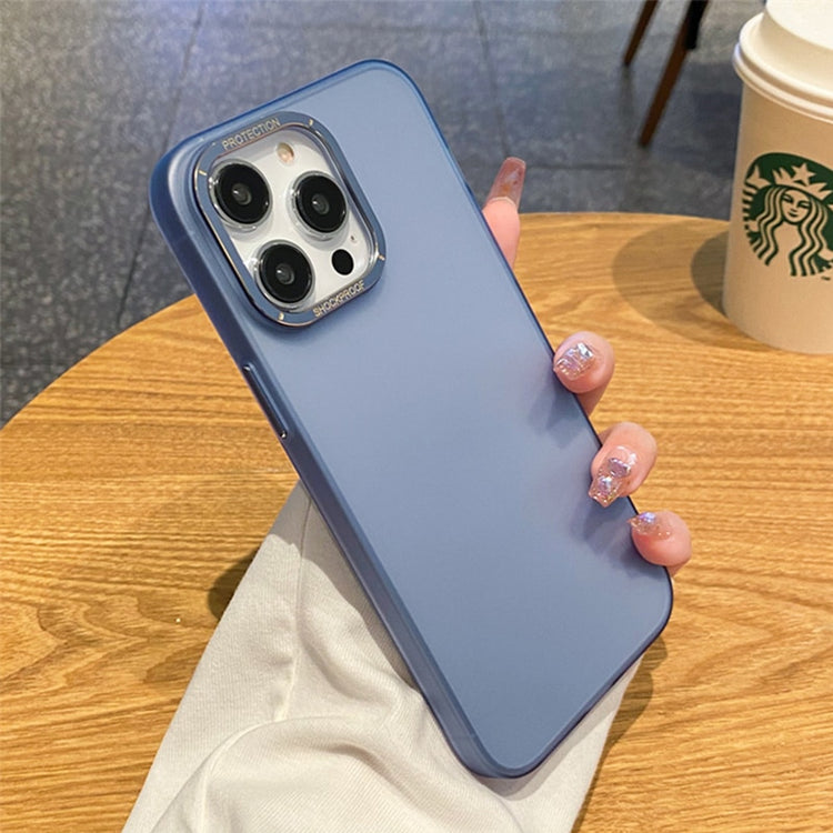 seraCase Luxury Translucent iPhone Case for iPhone 14 Pro Max / Matte Blue