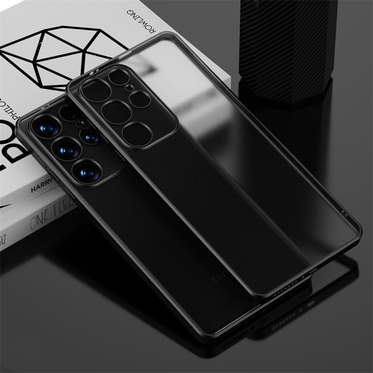 seraCase Electroplated Clear Samsung Case for Samsung S22 / Black