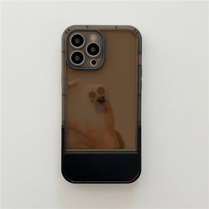 seraCase Transparent iPhone Case with Hidden Stand for iPhone 13 Pro Max / Black