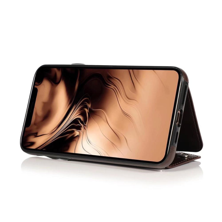seraCase Stylish Leather iPhone Case with Multi-Card Wallet for