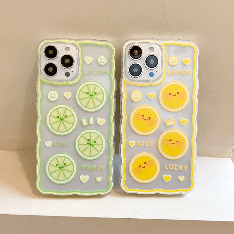 seraCase Happy Lemon Smiley iPhone Cover for