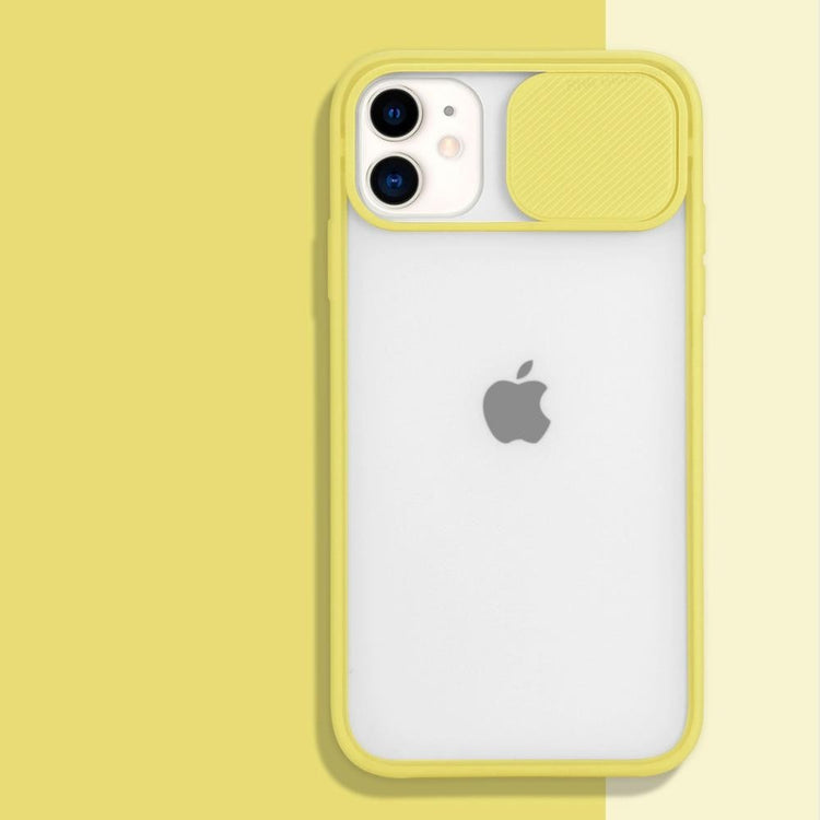 seraCase Transparent iPhone Case with Camera Shutter for iPhone 13 Pro Max / Yellow
