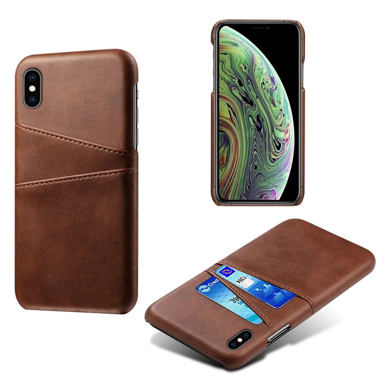 seraCase Leather Card Pocket iPhone Case for iPhone 13 Pro Max / Brown
