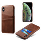 seraCase Leather Card Pocket iPhone Case for iPhone 13 Pro Max / Brown