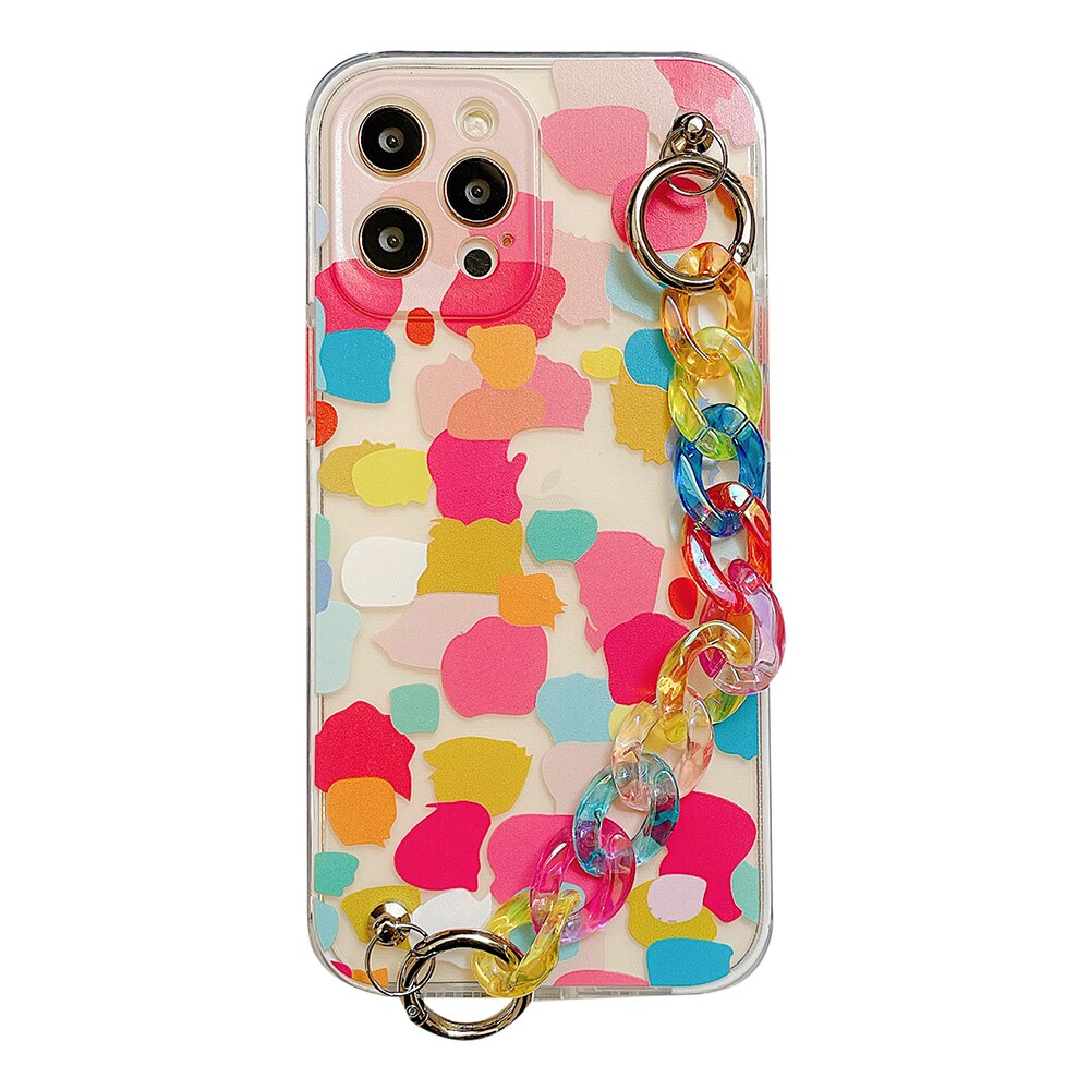 seraCase Abstract Graffiti Art Wrist Chain iPhone Case for iPhone 13 Pro Max / Style C