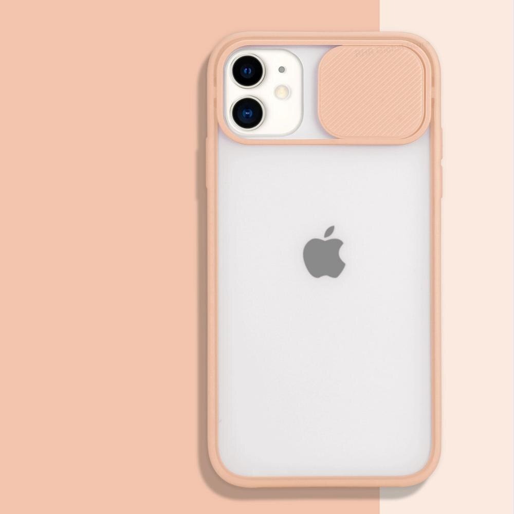 seraCase Transparent iPhone Case with Camera Shutter for iPhone 13 Pro Max / Pink