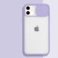 seraCase Transparent iPhone Case with Camera Shutter for iPhone 13 Pro Max / Lilac Purple