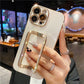 seraCase Diamond Glitter Square Stand iPhone Case for iPhone 13 Pro Max / White