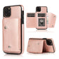 seraCase Stylish Leather iPhone Case with Multi-Card Wallet for iPhone 12 / Pink