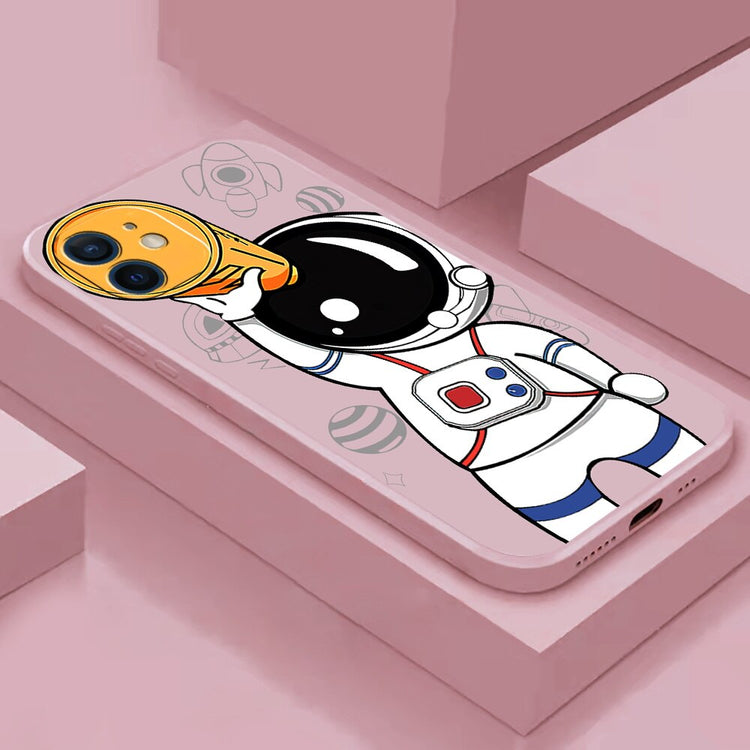 seraCase Cute Astronaut iPhone Case for iPhone 13 Pro Max / Yellow