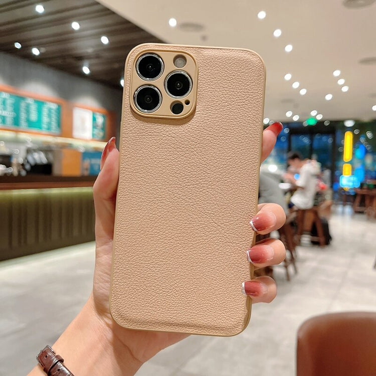 seraCase Leather Textured iPhone Case for iPhone 13 Pro Max / Khaaki