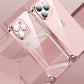 seraCase Transparent iPhone Case with Lens Protector for iPhone 13 Pro Max / Pink