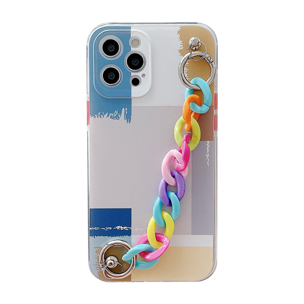 seraCase Abstract Graffiti Art Wrist Chain iPhone Case for iPhone 13 Pro Max / Style F
