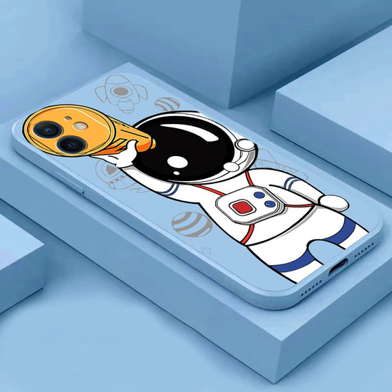 seraCase Cute Astronaut iPhone Case for iPhone 13 Pro Max / Blue