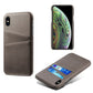 seraCase Leather Card Pocket iPhone Case for iPhone 13 Pro Max / Gray