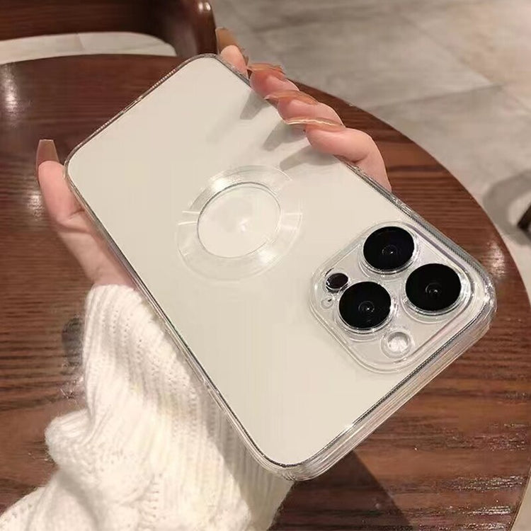 seraCase Luxury Electroplated Clear iPhone Case with Logo Ring for iPhone 14 Pro Max / Transparent