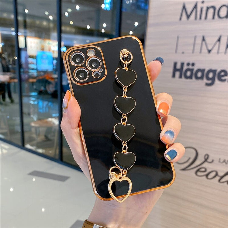 seraCase Luxury Heart Wrist Bracelet iPhone Case for iPhone 13 Pro Max / Black