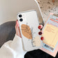 seraCase Transparent Leaf Design iPhone Case for iPhone 13 Pro Max / Orange