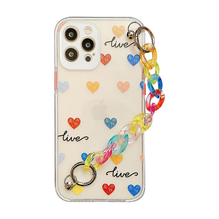 seraCase Abstract Graffiti Art Wrist Chain iPhone Case for iPhone 13 Pro Max / Style H