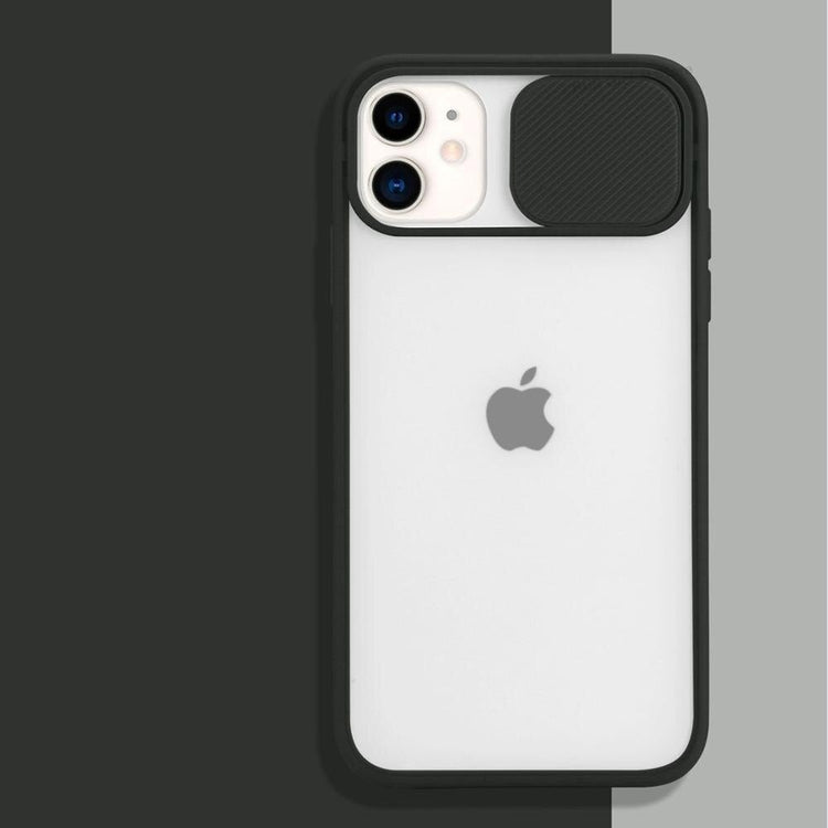 seraCase Transparent iPhone Case with Camera Shutter for iPhone 13 Pro Max / Black