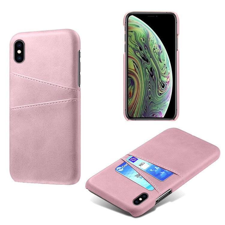seraCase Leather Card Pocket iPhone Case for iPhone 13 Pro Max / Pink